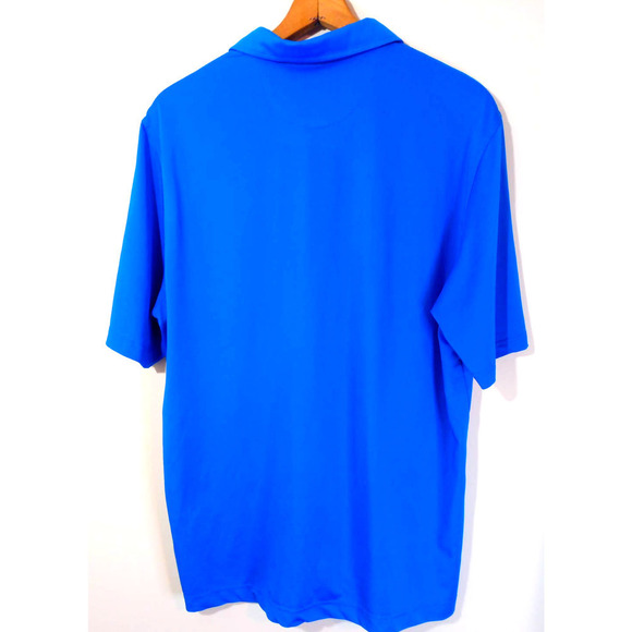 Bobby Jones Mens X-H2O XL Blue Dri Tech Golf Polo - Picture 5 of 5